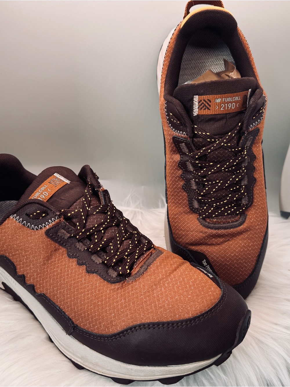 New Balance FuelCell 2190 Men’s 10 Brown Waterproof Trail Running Shoes Hiking - Picture 2 of 10